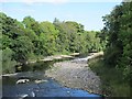 The River Wear downstream of Broadwood Bridge