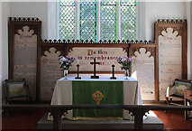 TL9057 : St Clare, Bradfield St Clare - Sanctuary by John Salmon
