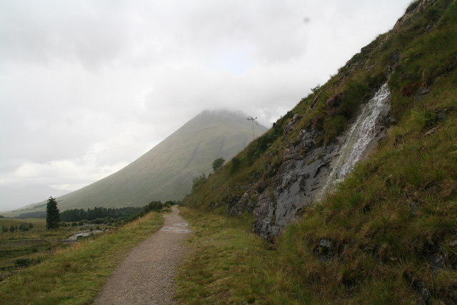 Waterfall by the West Highland Way south of Auch