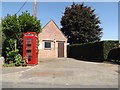 TM1193 : Bunwell Telephone Exchange & Telephone Box by Geographer