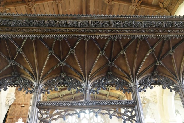 Inside the Rood Screen