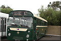 View of an AEC Reliance in the Bus & Taxi Rally at New Romney station