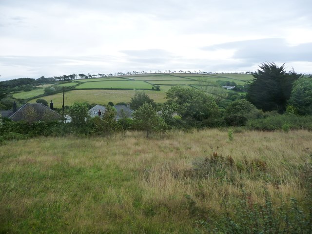 The southern edge of Glen Mona village