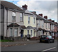 Houses on the north side of Barrack Hill, Newport