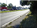 Looking west on the A27 from Hoe Court