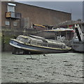 Deptford Creek.  Derelict sightseeing boat