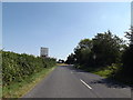 TM0890 : B1077 New Buckenham Road & Roadsign by Geographer