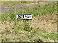 TM1089 : Low Road sign by Geographer