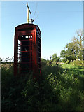 TM1485 : Telephone Box on Wash Lane by Geographer