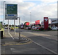 M6 motorway directions sign, Crewe