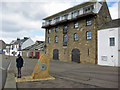 Shetland Bus memorial and Torfness House