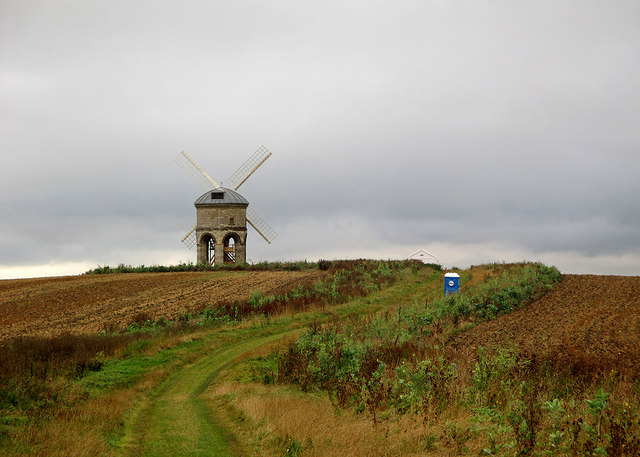 Approaching Chesterton Windmill