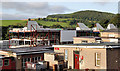 The old and new Langlee Primary Schools, Galashiels