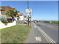 Brighton Road with roundabout sign