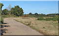 Footpath on track, near Hill House, Pebmarsh