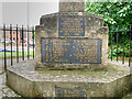 Dedication and Names, Little Irchester War Memorial