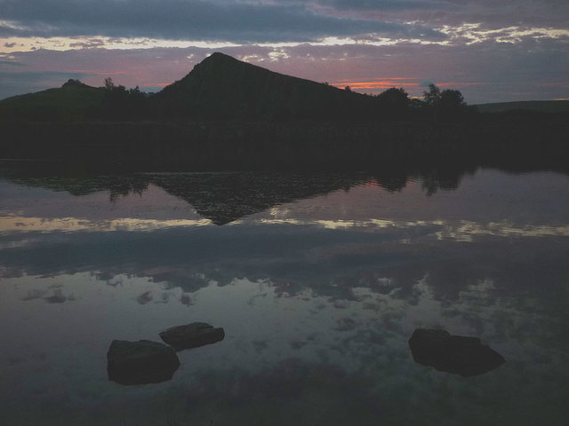 Before dawn, Cawfields Quarry