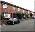 Row of brick houses, Thomson Street, Stockport