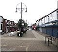 Pedestrianised eastern end of Castle Street, Edgeley, Stockport