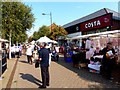 Street market, Crosby Village