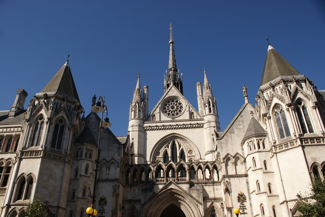 View of the Royal Courts of Justice from Fleet Street #3