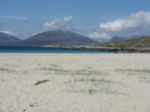 North Harris hills from Luskentyre © M J Richardson :: Geograph Britain ...