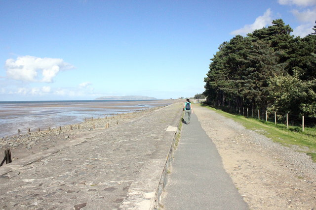 The Wales Coast Path approaching Llanfairfechan