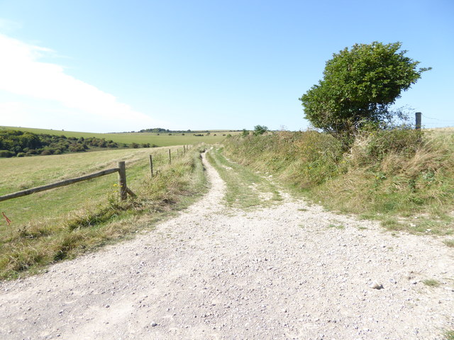 Restricted byway to Mossy Bottom Barn © Shazz :: Geograph Britain and ...