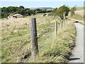 Restricted byway approaches Erringham Farm