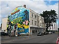 Bournemouth: large mural in Lansdowne Road