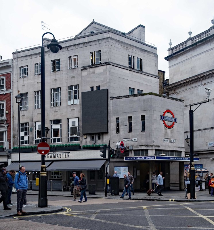 Leicester Square Underground Station © Jim Osley Cc-by-sa 2.0 