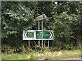 TL8866 : Roadsigns on the A143 Bury Road by Geographer