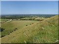 View north from the slopes of Truleigh Hill