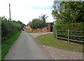 SO8561 : Lane next to Bournehouse Farm, Chatley, Worcestershire by Jeff Gogarty