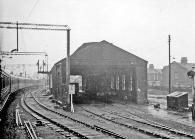 Locomotive Shed at Walthamstow, 1960 © Ben Brooksbank cc ...