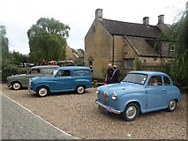 SP1620 : Forecourt of the Motor Museum, Bourton-on-the-Water by pam fray