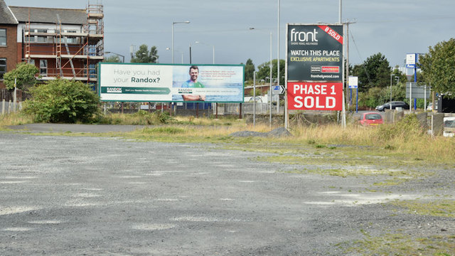 "The Front" site, Holywood (September 2016)