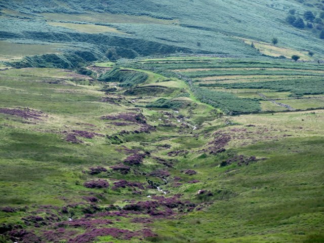 River terraces in the incised Anaverna... © Eric Jones :: Geograph ...