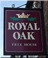 NY3248 : Sign for the Royal Oak, West Curthwaite by JThomas