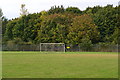 Football pitch beside Harestock Road