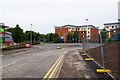 Roundabout on Beswick Drive, Crewe, Cheshire