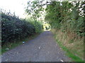 SO8873 : Lane to a farm from Dobes Lane, Chaddesley Corbett by Jeff Gogarty