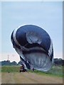 TF3801 : Hot air balloon landing near Guyhirn - Photo 3 of 4 by Richard Humphrey