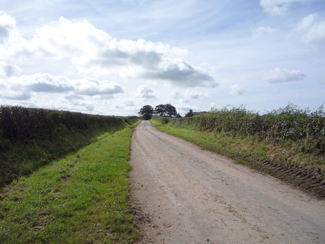 Minor road towards Langrigg
