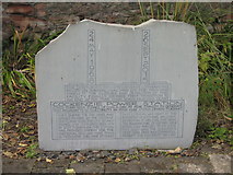 NT3975 : Memorial to Cockenzie by M J Richardson