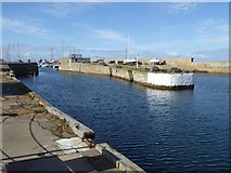 NJ2371 : Lossiemouth Harbour by Oliver Dixon