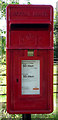 NY3348 : Close up, Elizabeth II postbox, Cumdivock by JThomas