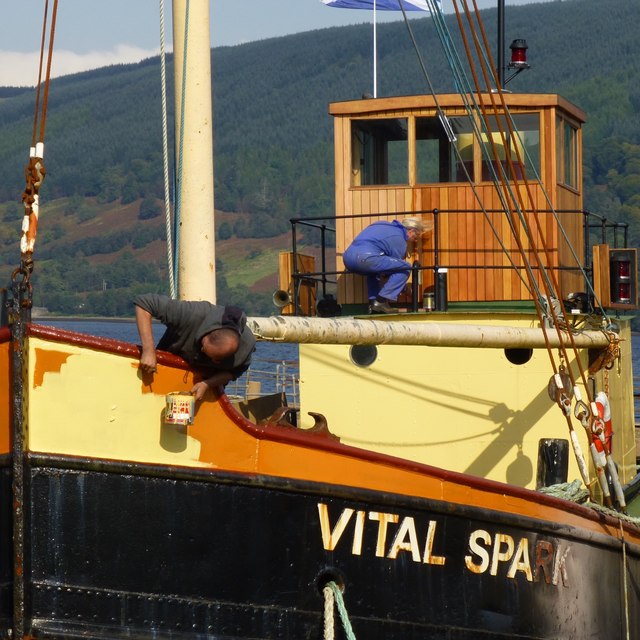 Sprucing-up the "Vital Spark"
