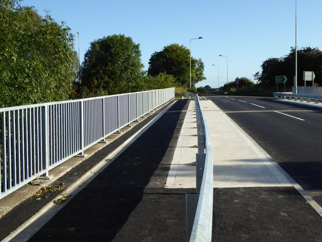 Alsager Road crossing the A500