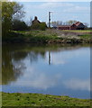 Lodge Farm next to the River Trent